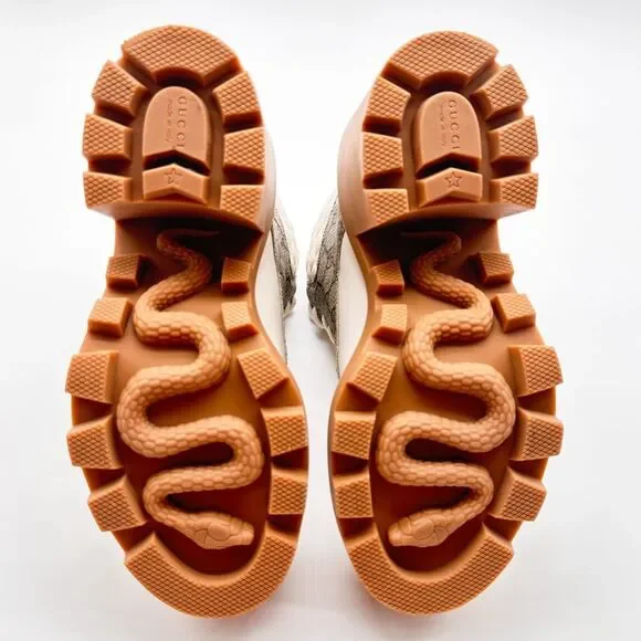 Gucci Cream and Tan Heeled Boots - Picture 7 of 14